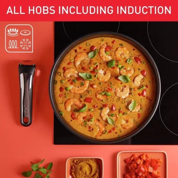 Set de vase de gătit Tefal 13 buc. INGENIO PREFERENCE ON oțel inoxidabil