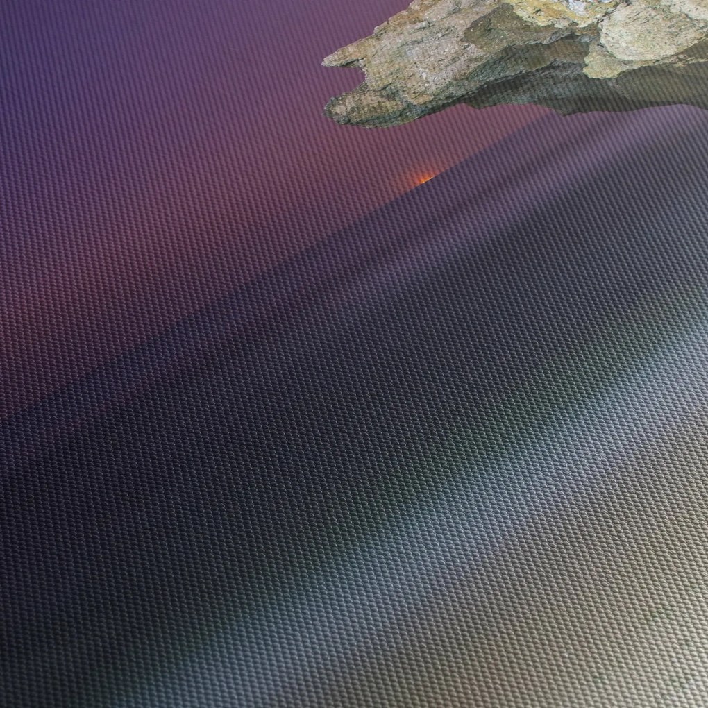 Tablou - recif de mare (cu ceas) (90x30 cm)