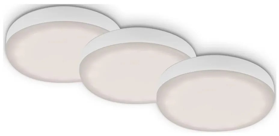 SET 3x corp de iluminat LED încastrat pentru baie Briloner 7061-436 LED/3W/230V IP44