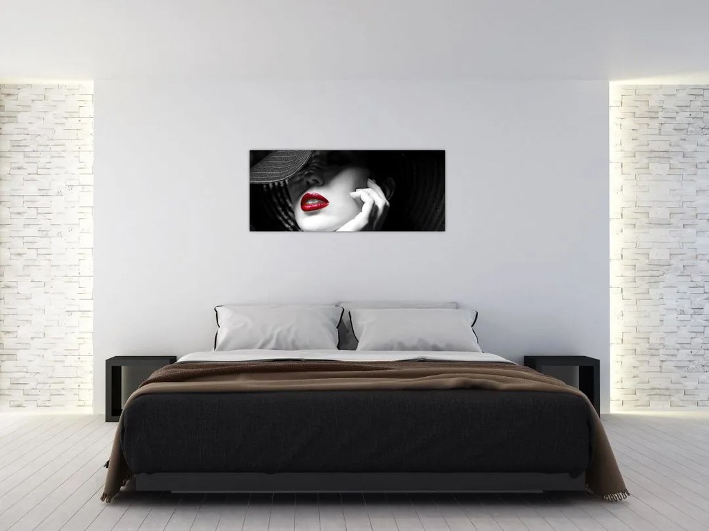 Tablou - Femeie cu pălărie (120x50 cm)