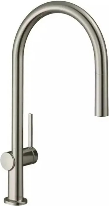 Baterie bucatarie cu dus extractibil crom periat Hansgrohe Talis M54 210 cu 1 jet