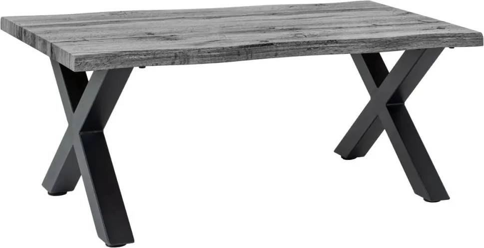 Masuta design industrial WILD 90cm, gri