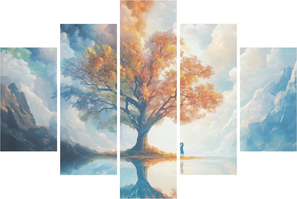 Tablou – Arborele vieții și al iubirii (150x105 cm)