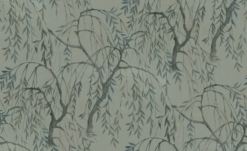 Fototapet, Weeping Willows, Jade, Rebel Walls