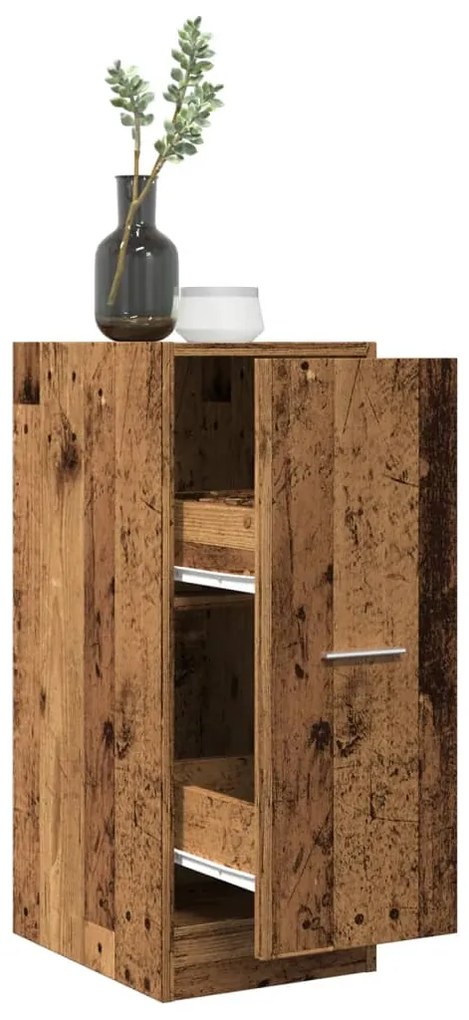 vidaXL Dulap de farmacie, lemn vechi, 30x41x77,5 cm, lemn prelucrat