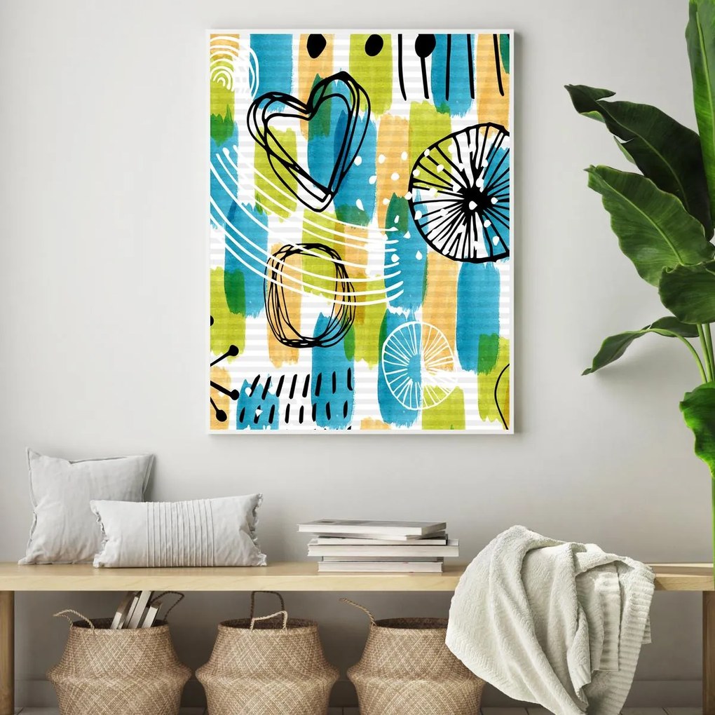 Poster - Abstracție de copii (A4)