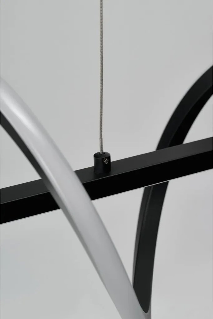 Lustra LED suspendata design modern MEMPHIS negru 3-STEP DIMM