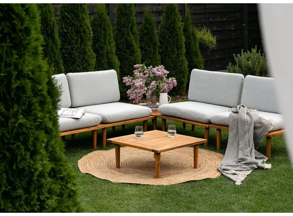Set mobilier grădină Compobasso (pentru 4 persoane) (gri). 1098741