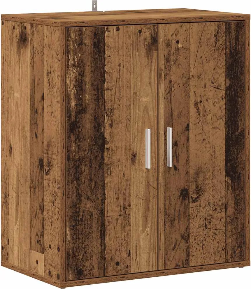 vidaXL Pantofar, lemn vechi, 60x35x70 cm, lemn prelucrat