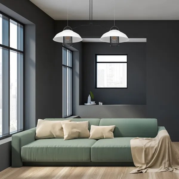 Lustră pe cablu BJORN 2xE27/60W/230V