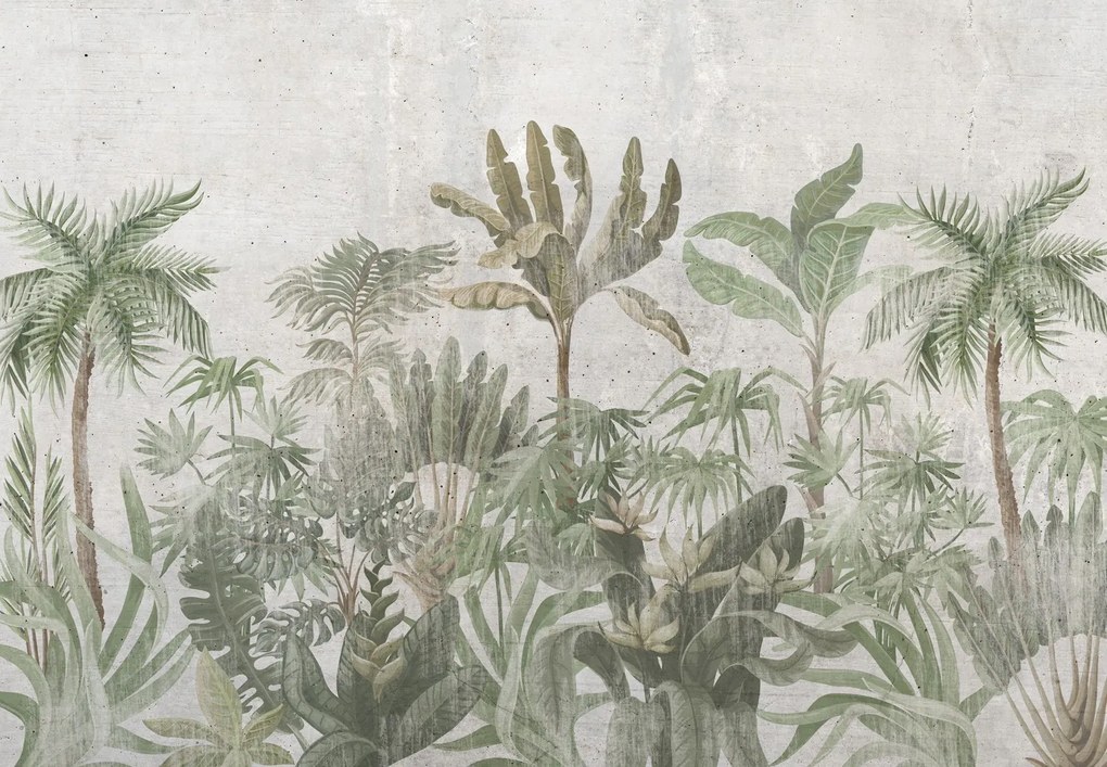 Fototapet - Jungla pe perete (147x102 cm)