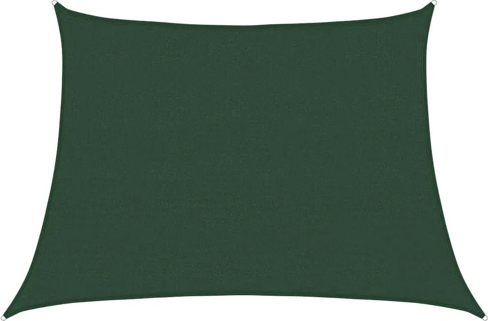 vidaXL Pânză parasolar, gri închis, 4/5x3 m, HDPE, 160 g/m², trapez