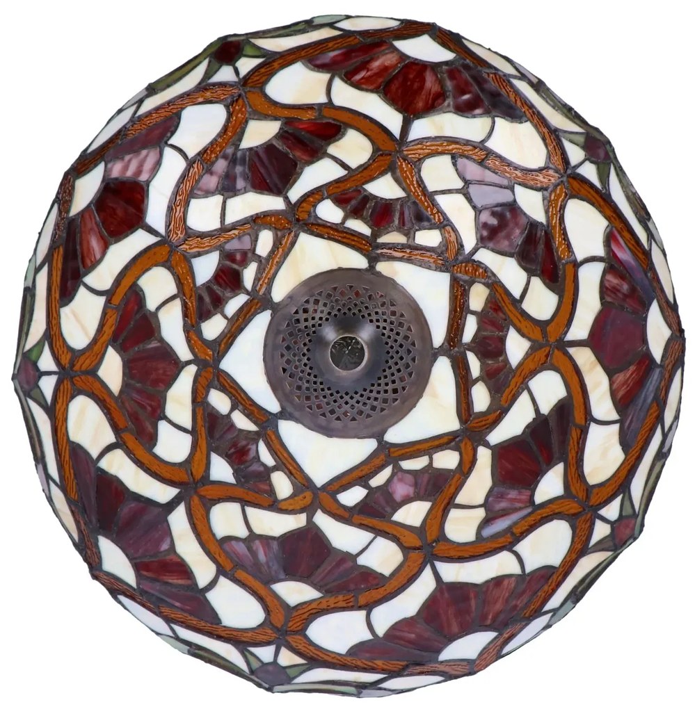 Lampa de masa Tiffany Bocciolo h 62 cm, abajur 40 cm