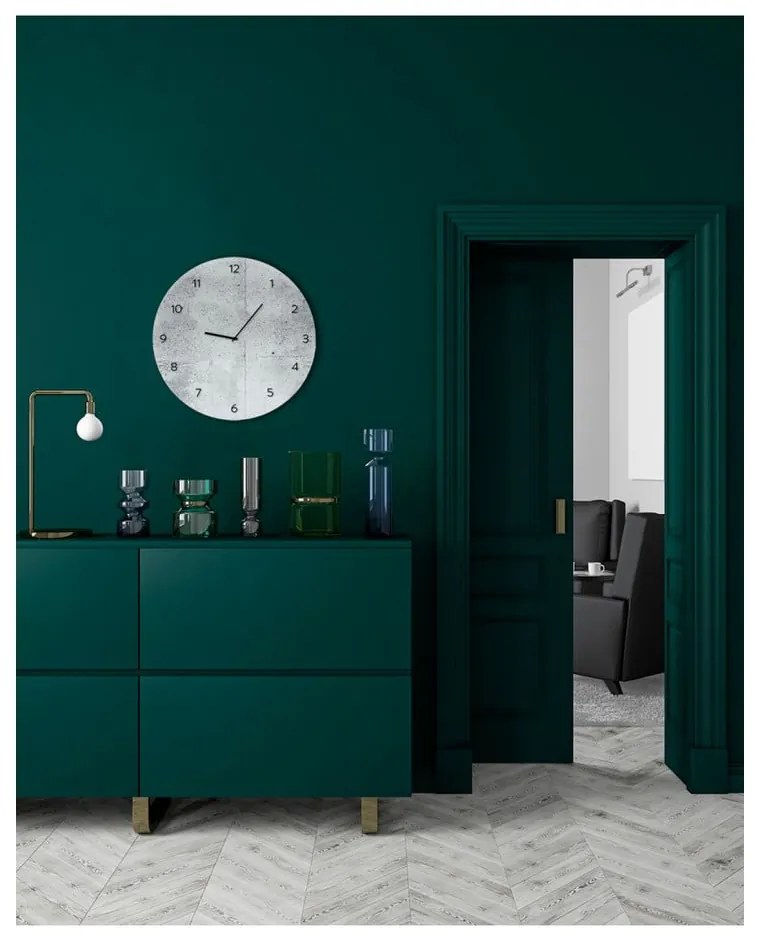 Ceas de perete Styler Glassclock Wall, ⌀ 30 cm