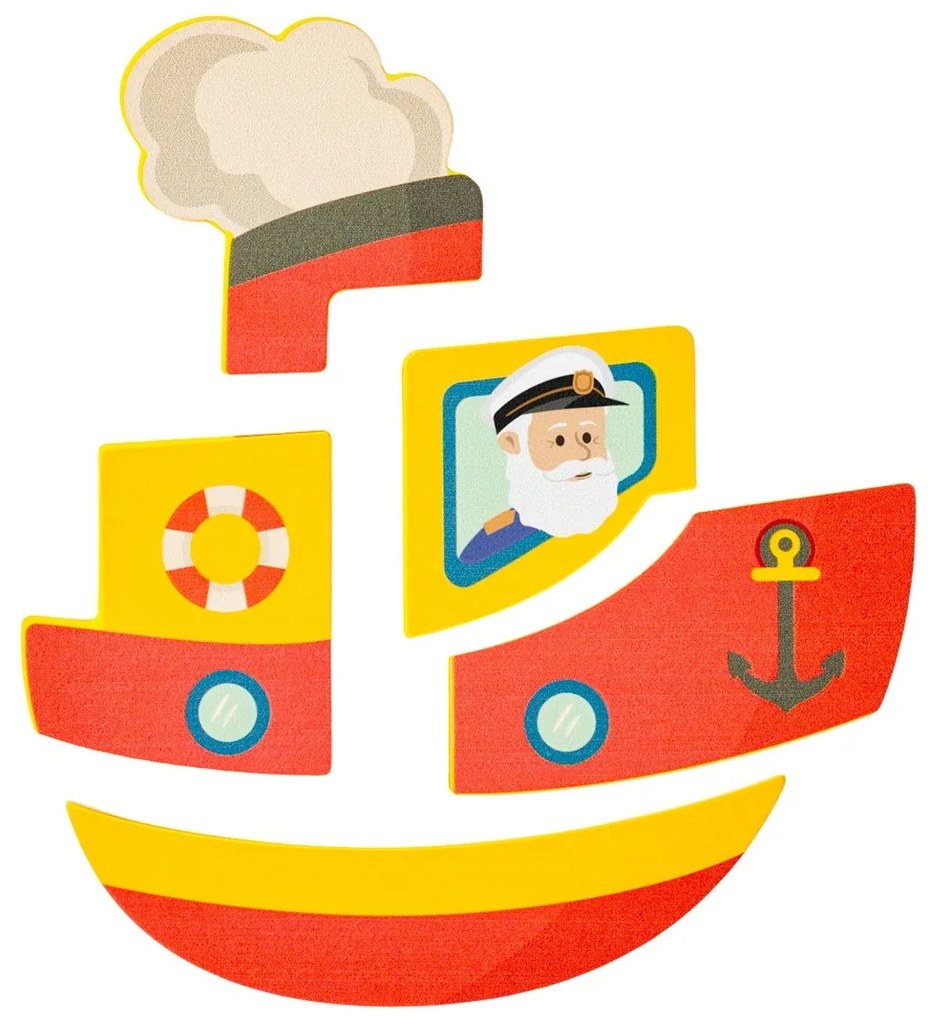 Woody Puzzle Baby Boat