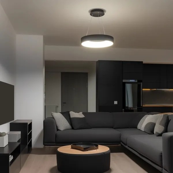 Brilagi - Pendul LED reglabil pe cablu LED/40W/230V 3000-6500K negru + telecomandă