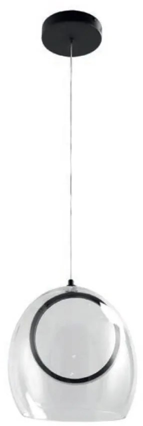 Pendul LED design modern decorativ NICOLE clar