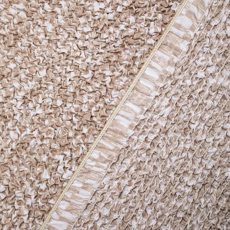 Huse bielastice GLORIA bej fotoliu (l. 60 - 110 cm)