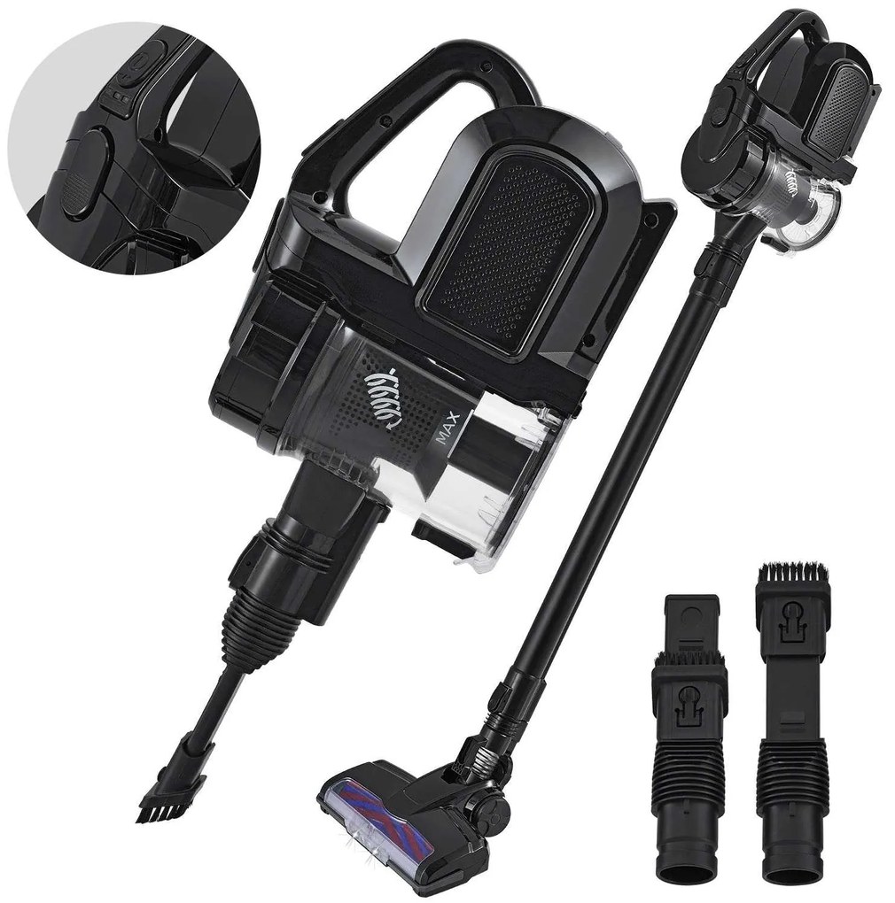 Aspirator 2in1 fara fir VAC100 Pro - negru