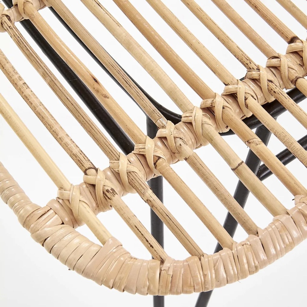 Scaun K337 ratan natural
