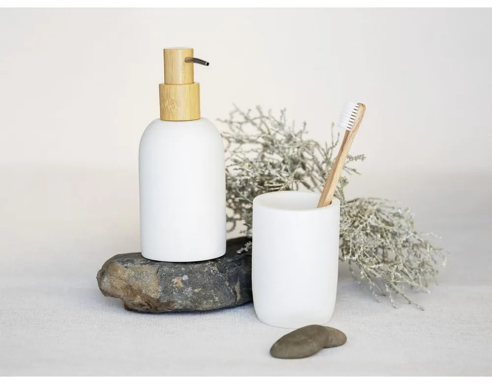 Dozator de săpun lichid alb din polirășină 250 ml Altavalle – Wenko