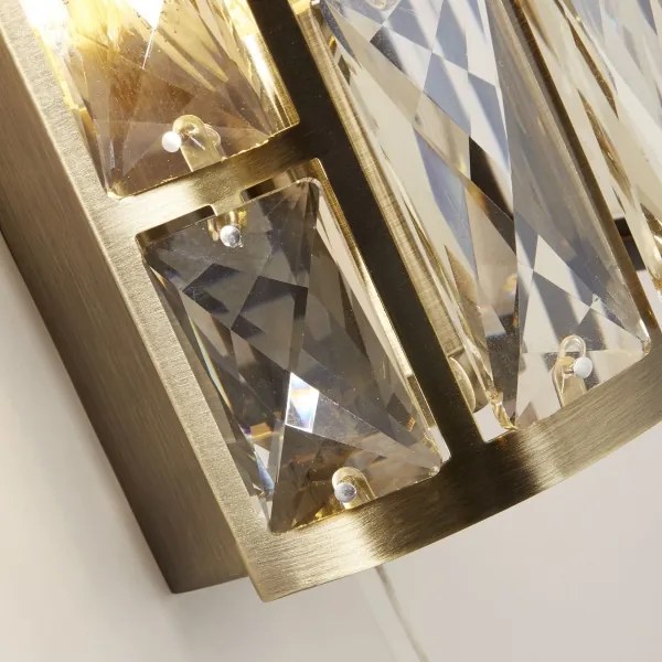 Aplică Searchlight 6582-2AB BIJOU 2xE14/60W/230V alamă