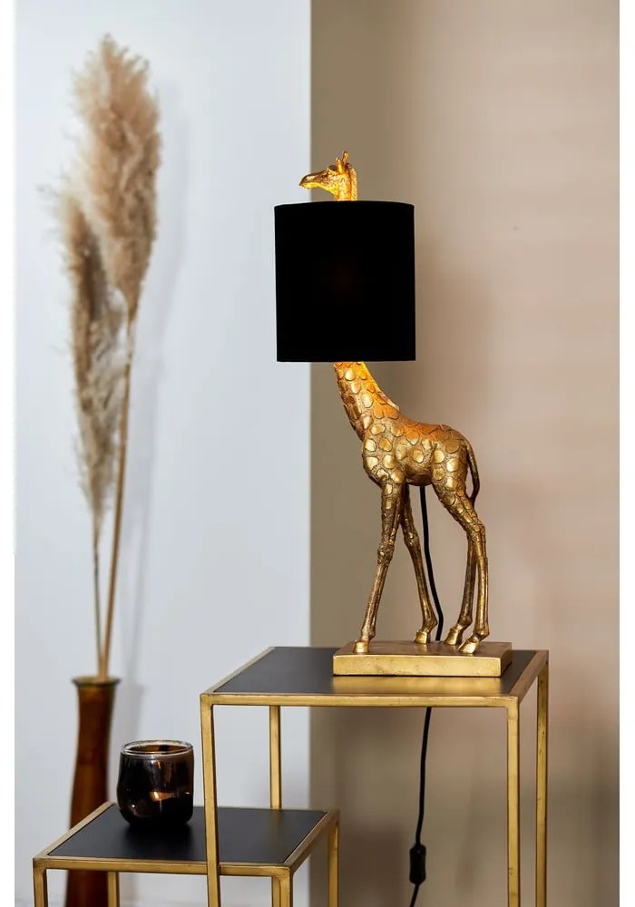 Veioză neagră/în culoarea bronz (înălțime 61 cm) Giraffe – Light & Living
