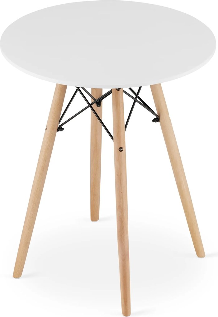 Masa de sufragerie alba OSLO 60x60