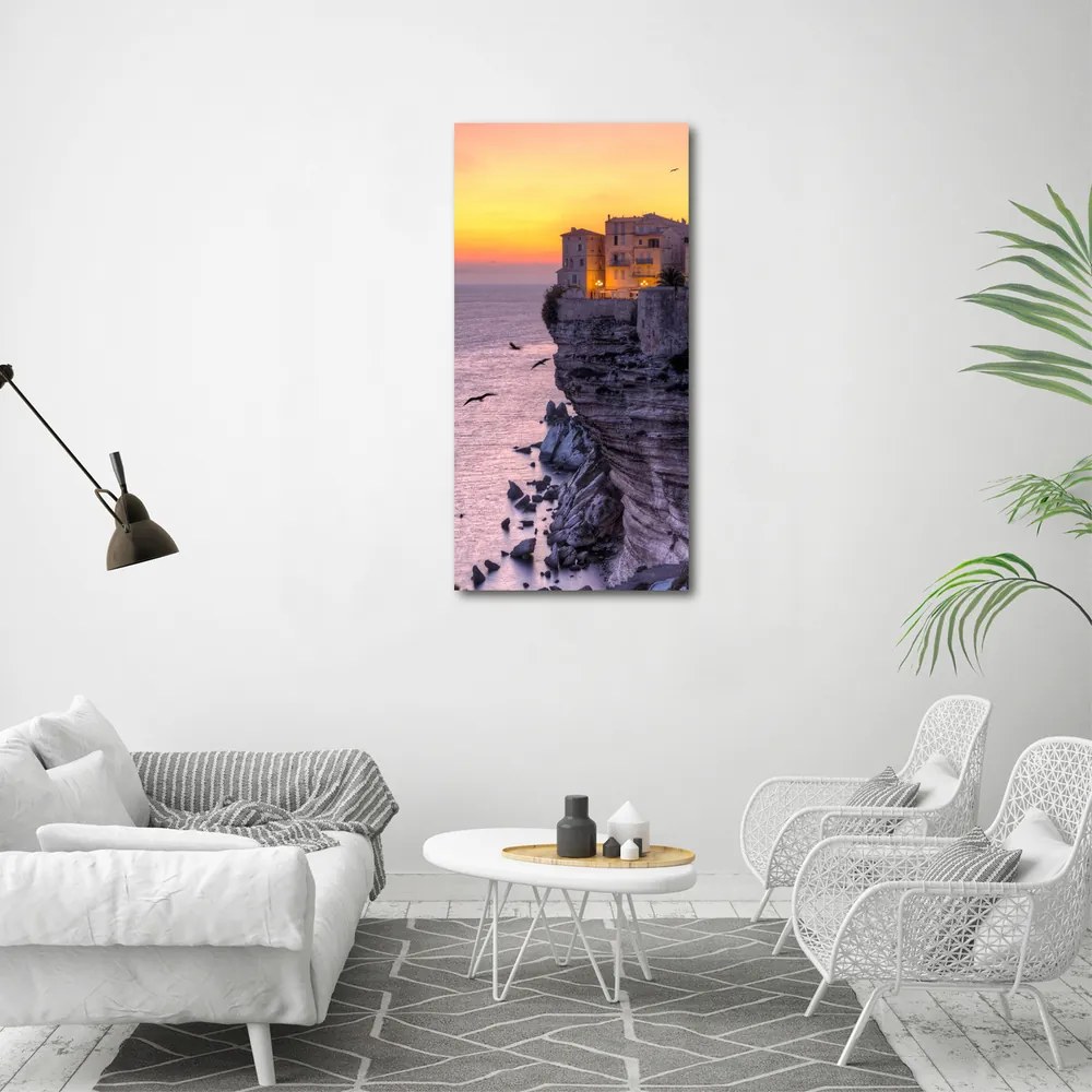 Print pe canvas Case pe stâncă