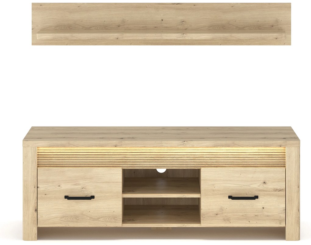 Masă TV Mindi (Stejar artisan). 1053053