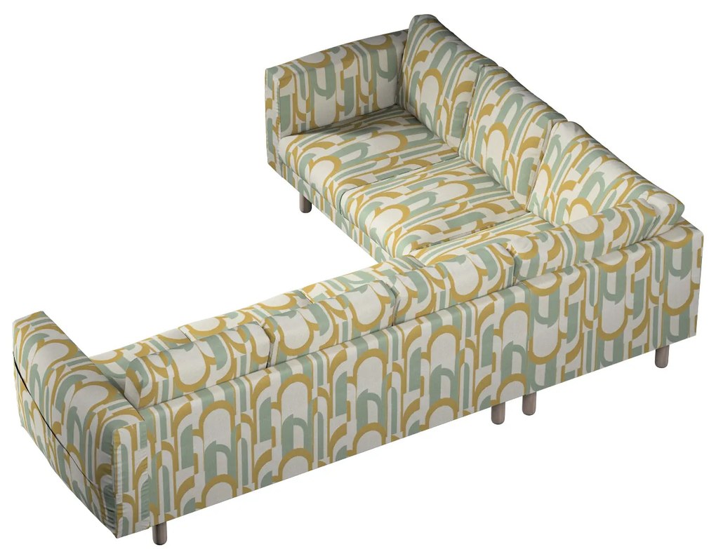 Husă pentru canapea colțar Norsborg cu 5 locuri