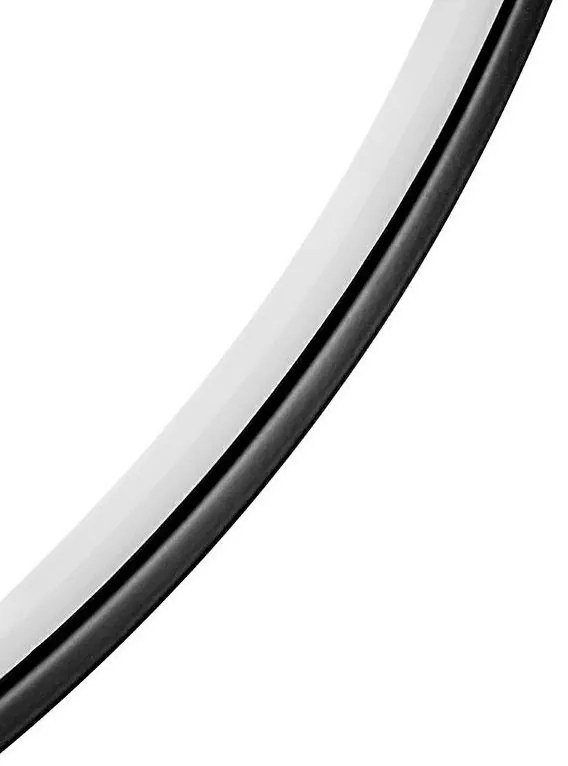 Lustra cu 6 inele LED suspendate Ring XXL negru