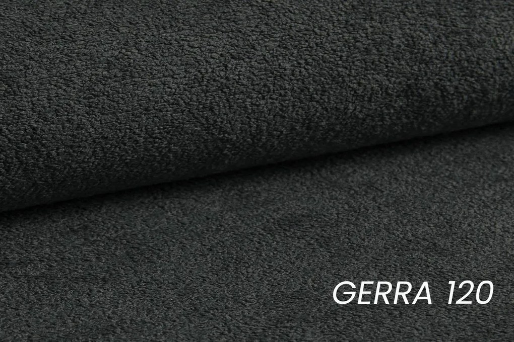 Colțar extensibil Avia Mini universal - grafit țesătură boucle Gerra 120
