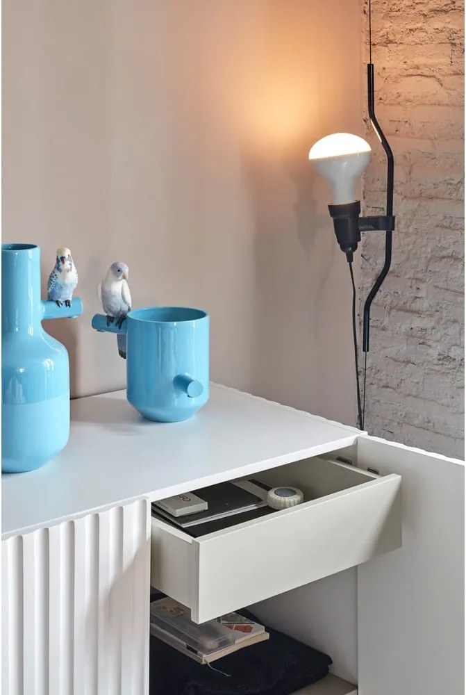 Comodă Teulat Doric, lățime 92 cm, alb