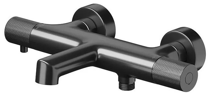 Cersanit S951-569 - Baterie termostatice ZEN pentru cadă, negru