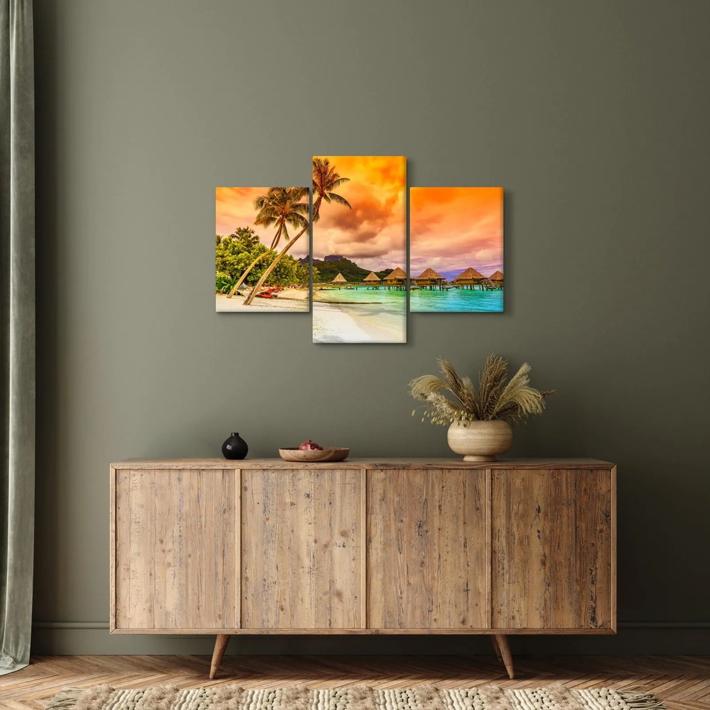 Tablou - Insula Bora Bora (90x60 cm)