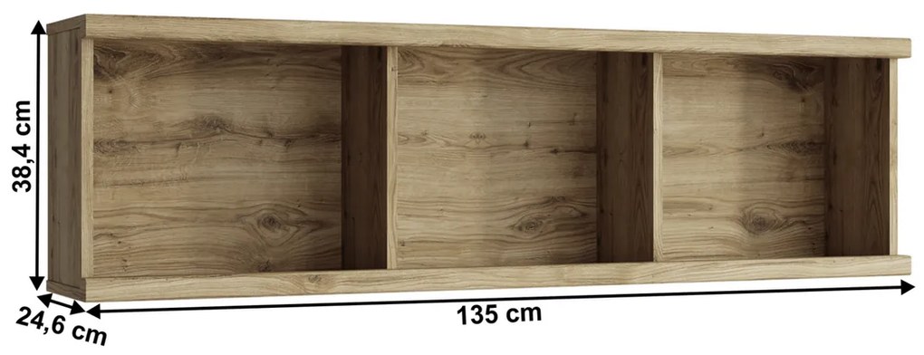 Raft DORSI 135, stejar Navarra