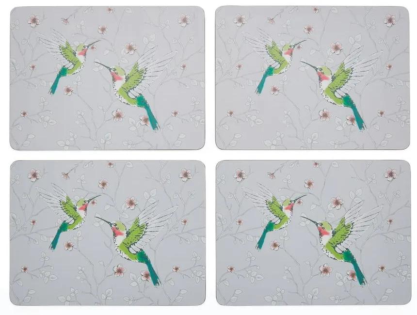 Suport pentru farfurii din plută 4 buc. 29x21.5 cm Hummingbirds – Cooksmart ®