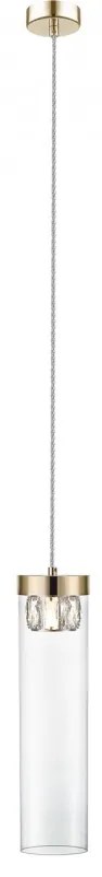 Pendul design modern 11cm GEM auriu