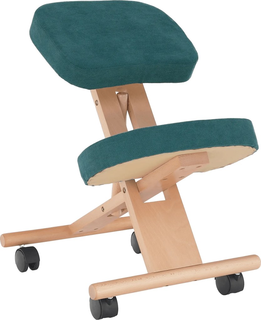 Scaun ergonomic, petrol/ fag, FLONET