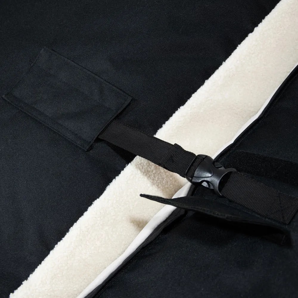 Fotoliu bean bag maro cu tapițerie din țesătură bouclé Mass Corner 125 Left – SLOWDOWN