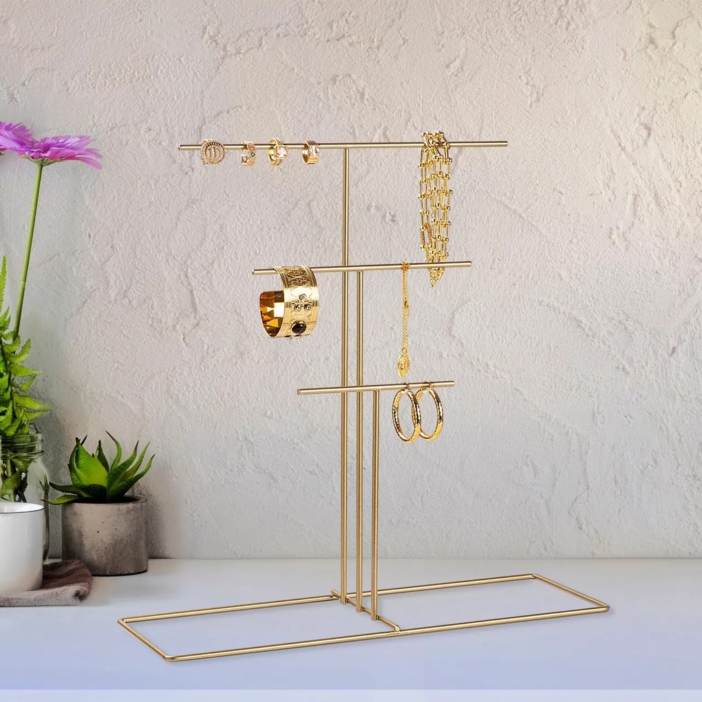 Suport bijuterii TK-006 Auriu 40x41x15 cm