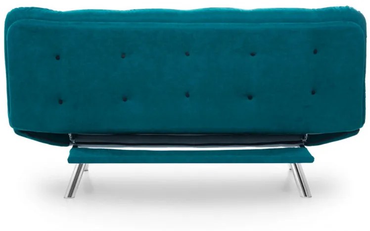 Canapea Extensibilă cu 3 Locuri Misa Sofabed, Verde Petrol