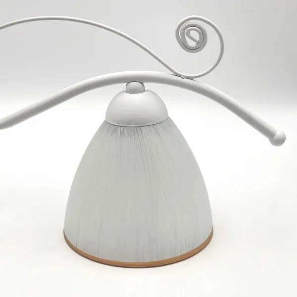 Lustră pe lanț RETRO 2xE27/60W/230V alb mat