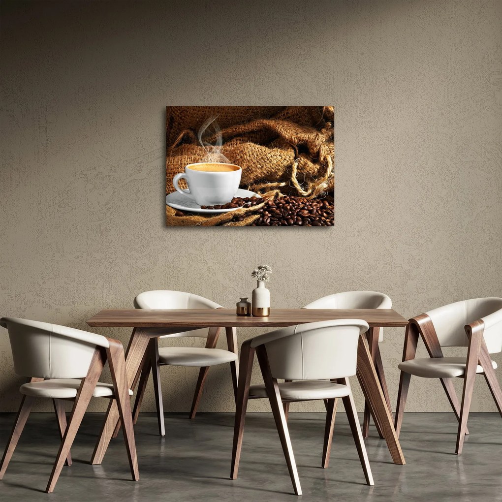Tablou - O ceașcă de cafea (70x50 cm)