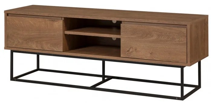 Comoda TV Rodez 140 Walnut-Negru