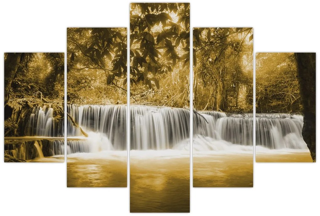 Tablou - Cascadă, de epocă (150x105 cm)