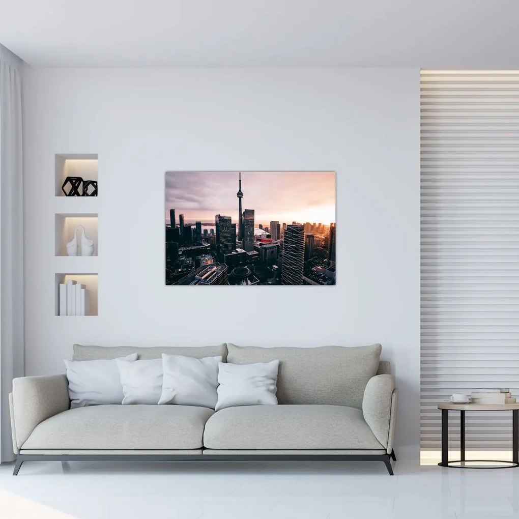 Tablou - Cntru orașului (90x60 cm)