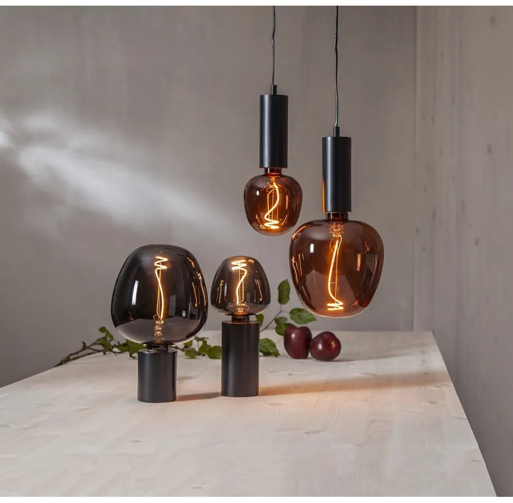 Bec LED E27, cu lumină caldă 2 W Black Apple – Star Trading