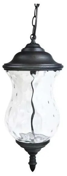 Candelabru LED exterior MARSYLIA, suspendat pe lanț, 3 x 3 W, 230 V, negru